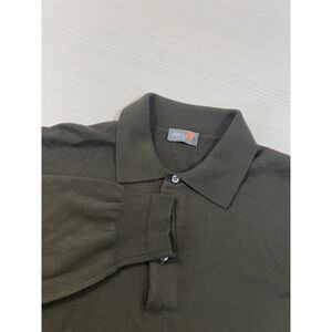Zimmerli of Switzerland Virgin Wool  Collared Longsleeve size L Sweater